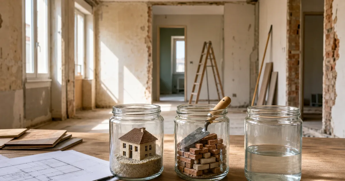 Planificación de compra de vivienda, reforma y reserva de liquidez