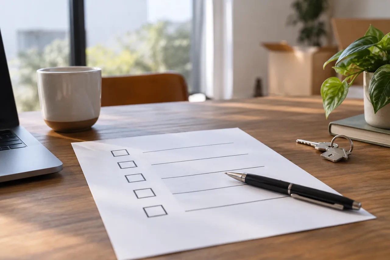 Lista de comprobación antes de vender — guía visual de CalculaPréstamo